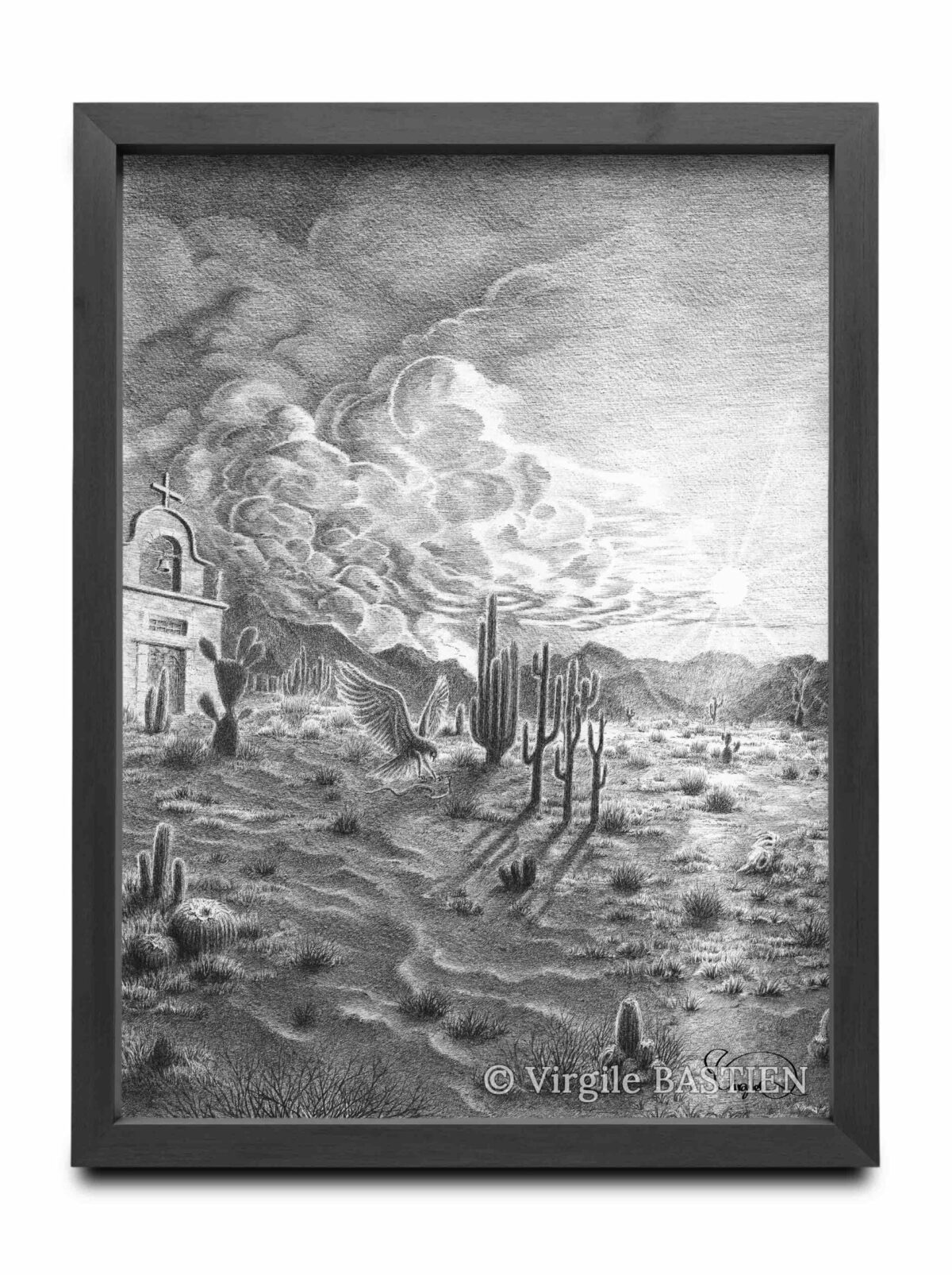 Virgile Bastien - Caza y Paz - Cadre
