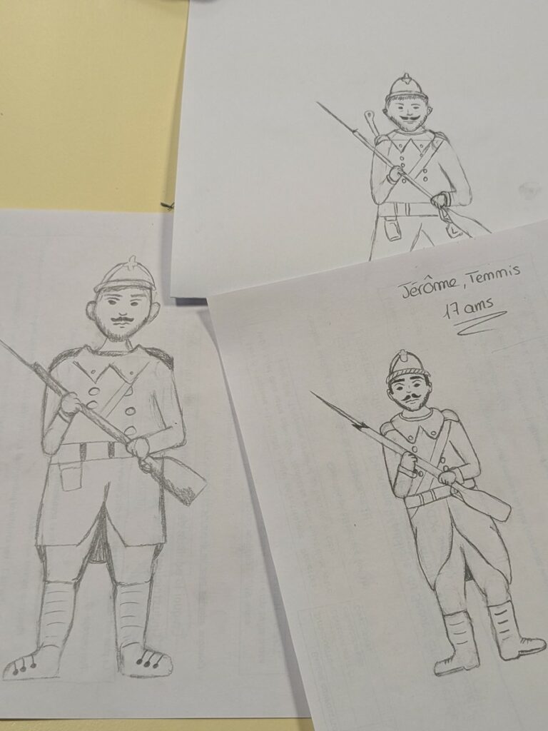 Illustration Guerre, Lycée Poncelet (1)